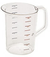 Bouncer Measuring Cup, 16 oz, Clear